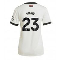 Camisa de time de futebol Manchester United Luke Shaw #23 Replicas 3º Equipamento Feminina 2024-25 Manga Curta